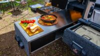 Stainless Steel Benchtop & Utensils Drawer for 2020+ Defender 90/110/130