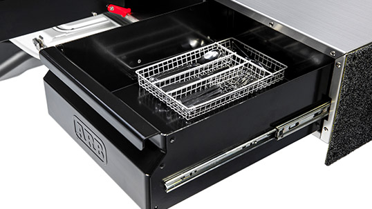 Stainless Steel Benchtop & Utensils Drawer for 2020+ Defender 90/110/130 - Image 5
