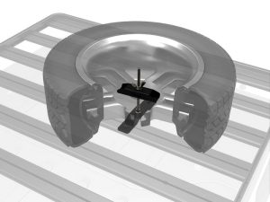 Front Runner Spare Wheel Clamp Low Profile