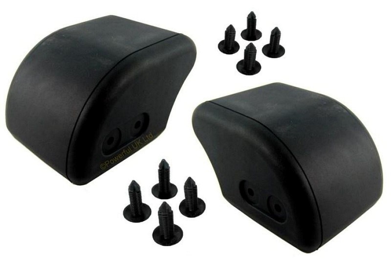 DRL Bumper End Caps and Clips for Land Rover Defender