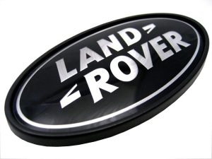 Genuine LR 'Land Rover' Black Badge (with Plinth) for Land Rover Defender - Image 2
