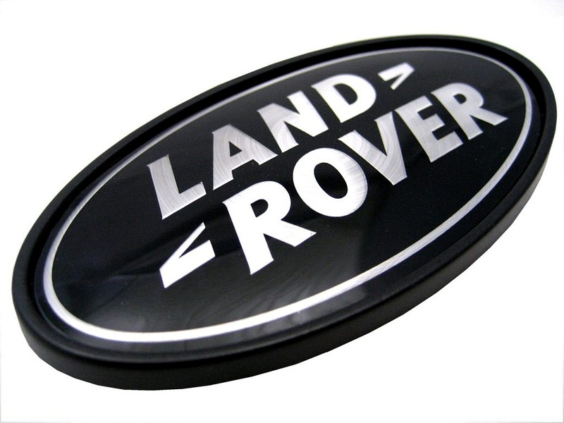 Genuine LR 'Land Rover' Black Badge (with Plinth) for Land Rover Defender - Image 2