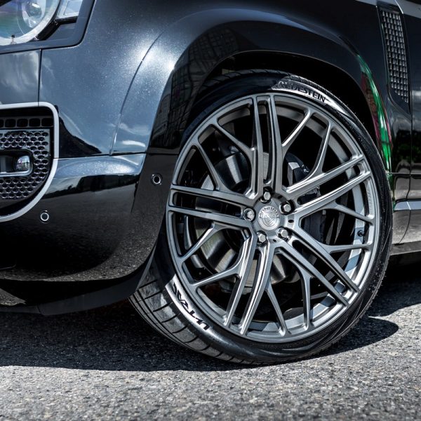 MANHART Forged Line Rim Set - Light Grey for 2020-on Defender