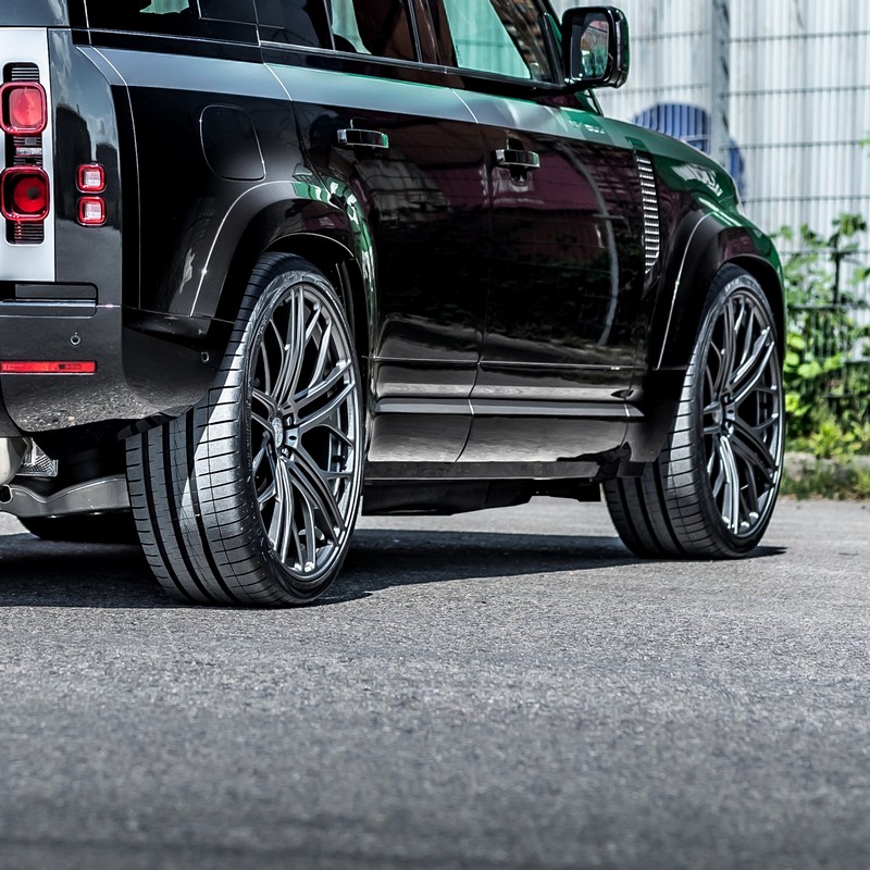 MANHART Forged Line Rim Set - Light Grey for 2020-on Defender - Image 5