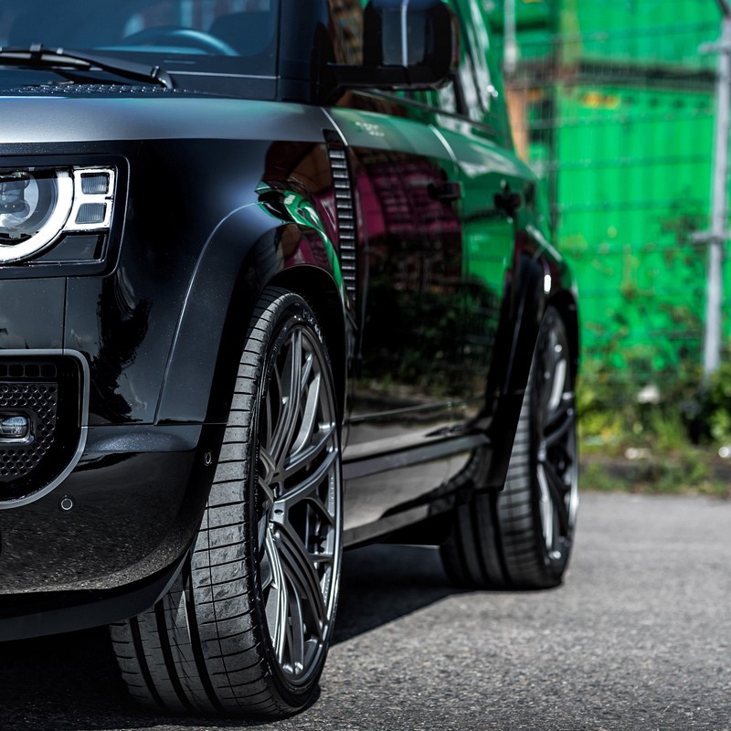 MANHART Forged Line Rim Set - Light Grey for 2020-on Defender - Image 4