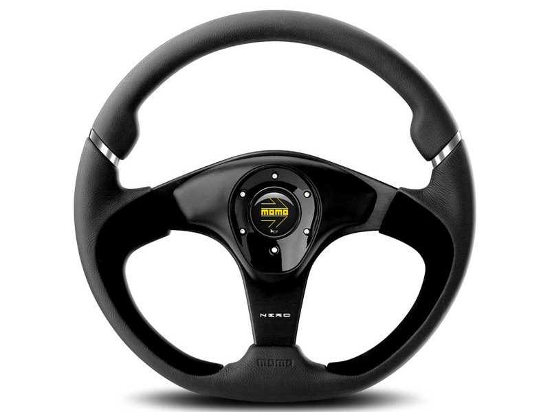 MOMO Nero Steering Wheel - 350mm for Land Rover Defender