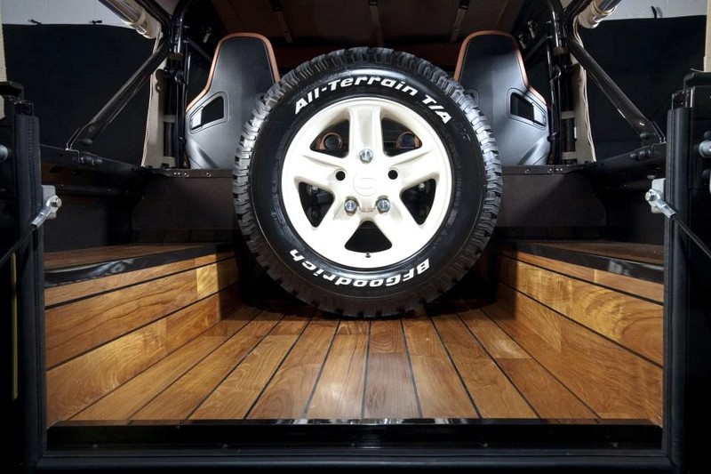 Teak Wood Rear Cabin - Fully Fitted for Defender 90/110
