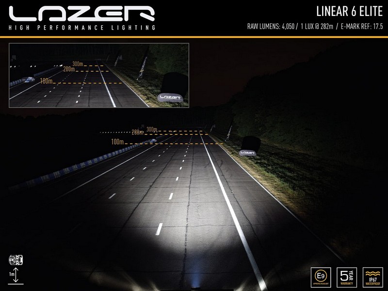 Lazer Linear-6 Elite LED Light Bar for Land Rover Defender - Image 5