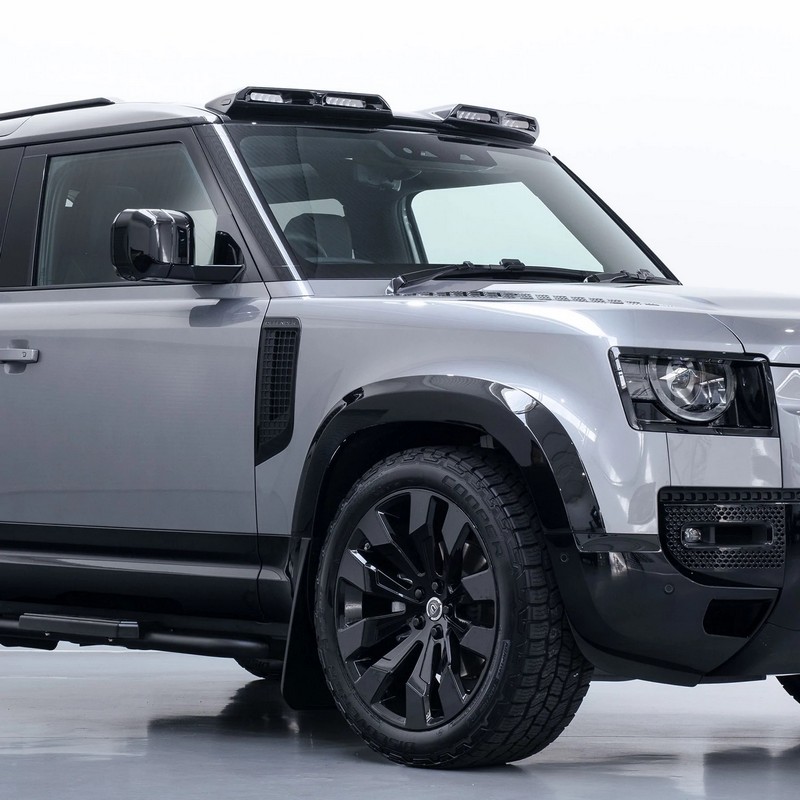 URBAN Quad Roof Light Pod Kit inc High Power Laser Lights & Loom for 2020+ Defender 90/110/130