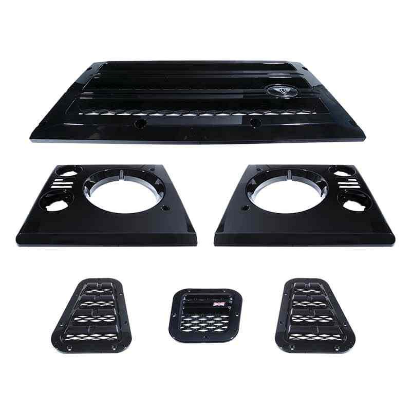 Urban Truck Best of British Complete 6 Piece Grille and Vent Set for Defender 90/110/130
