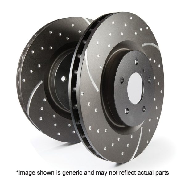 EBC GD Series Slotted and Dimpled Sport Discs (Pair) To Fit Front
