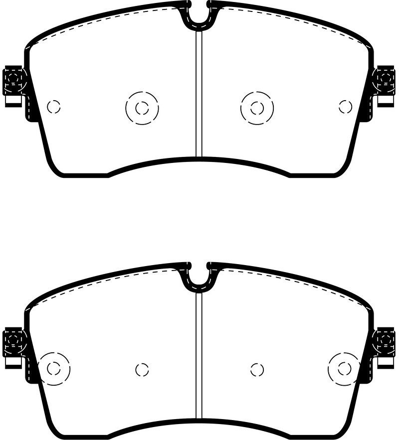 EBC Ultimax OE Replacement Brake Pad Set To Fit Front - Image 2