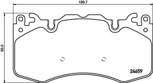Brembo Brake Pad P 44 023 - Image 2
