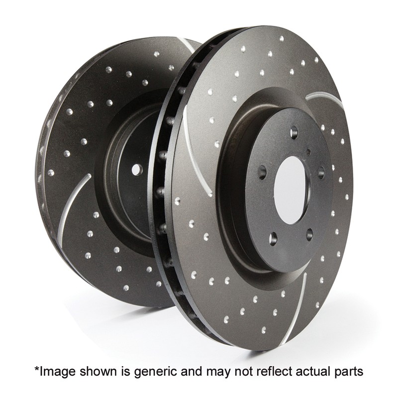 EBC D Series Premium OE Replacement Discs (Pair) To Fit Front