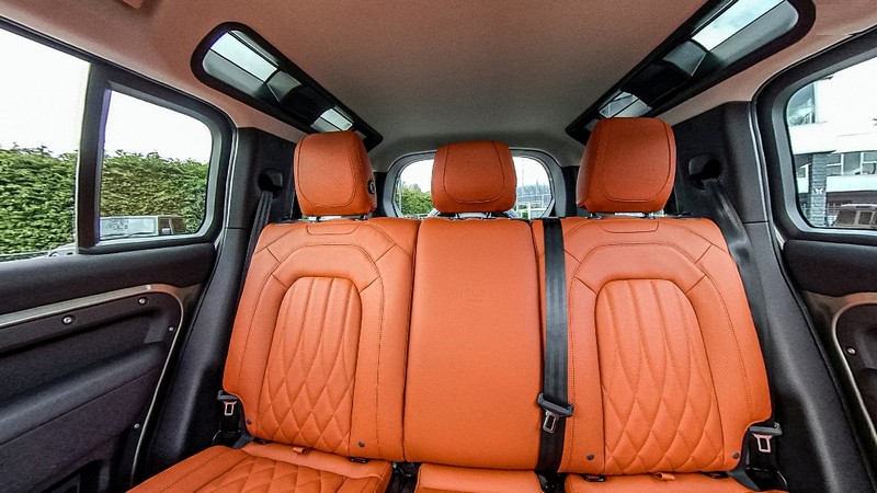 Project Kahn 5 Seats Comfort Leather Interior 360° Tour for 2020+ Defender 110 - Image 2