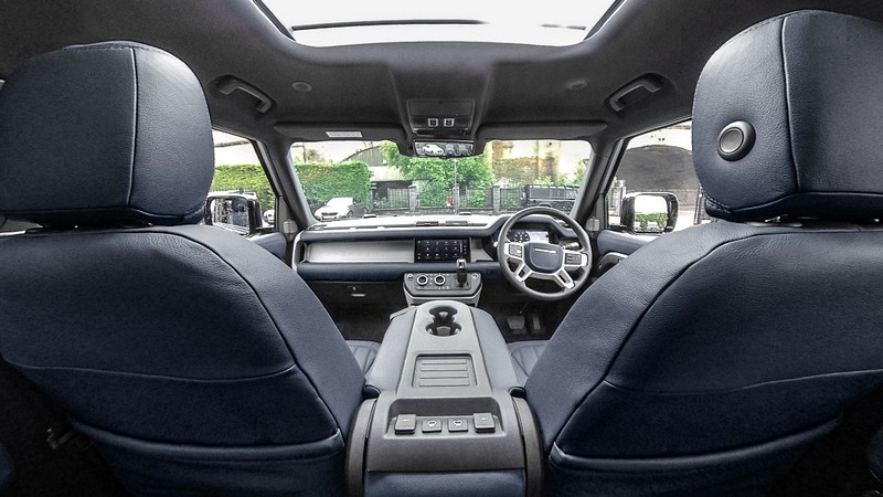 Project Kahn Comfort Leather Interior 360° Tour - Volcanic Blue for 2020+ Defender 90 - Image 2