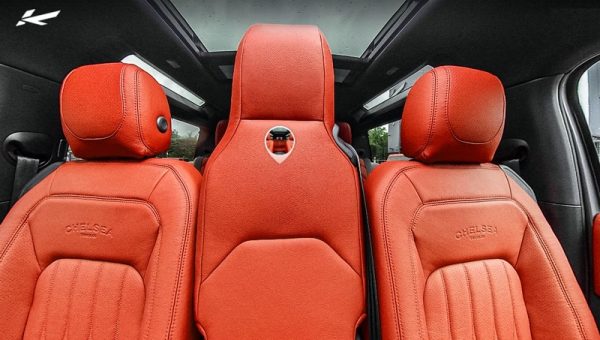 Project Kahn Comfort Leather Interior 360° - Volcanic Orange Tour for 2020+ Defender 90