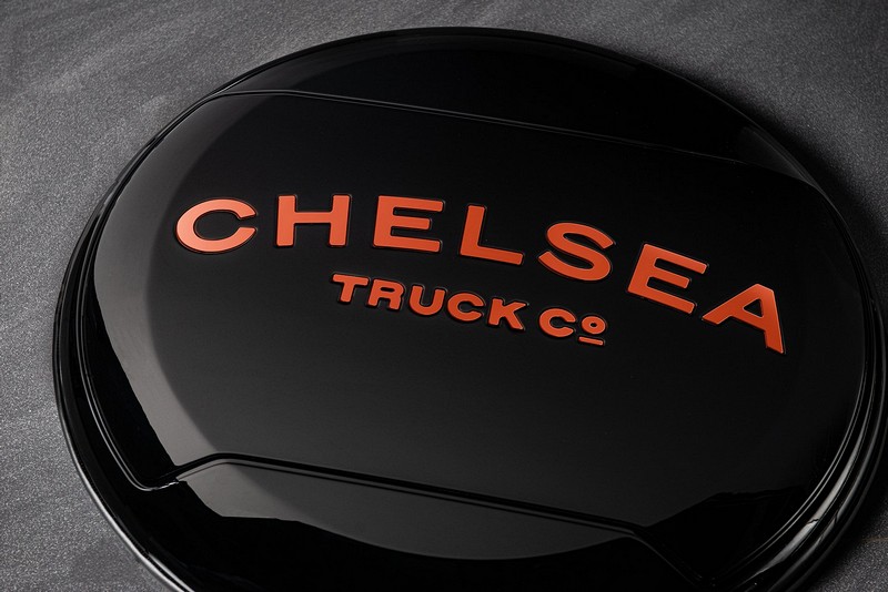 Project Kahn Copper Lettering for Chelsea Truck Company Hard Spare Wheel Cover for 2020+ Defender 90/110/130 - Image 3