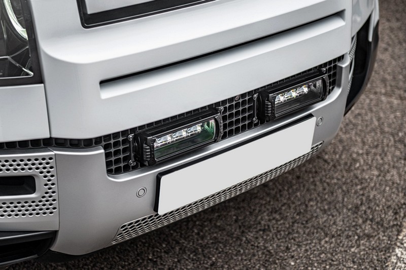 Project Kahn Front Bumper Grille Fog Lights for 2020+ Defender 90/110/130