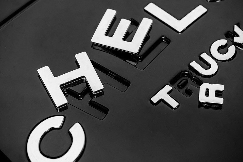 Project Kahn Mirror Lettering for Chelsea Truck Company Hard Spare Wheel Cover for 2020+ Defender 90/110/130 - Image 3