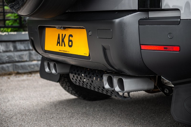Project Kahn Quad Exhaust System for 2020+ Defender 90 2.0 Petrol