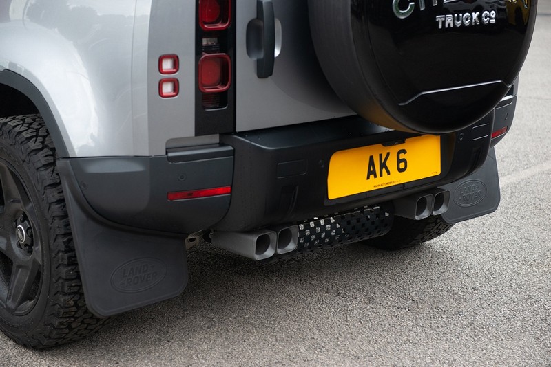 Project Kahn Quad Exhaust System for 2020+ Defender 90 2.0 Petrol - Image 2