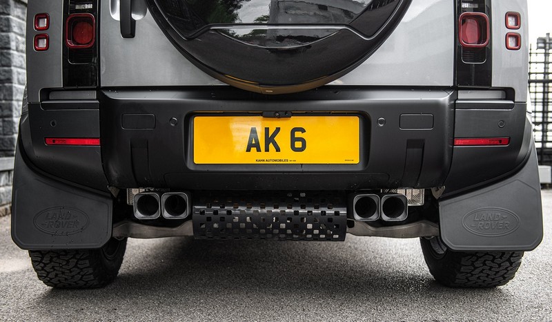 Project Kahn Quad Exhaust System for 2020+ Defender 90 2.0 Petrol - Image 3