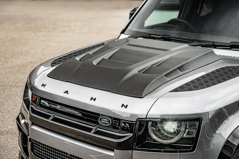 Project Kahn Exposed Carbon Bonnet Vent (Matte) for 2020+ Defender 90/110/130 - Image 2