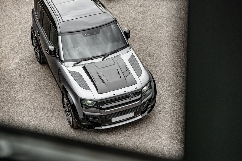 Project Kahn Exposed Carbon Bonnet Vent (Matte) for 2020+ Defender 90/110/130 - Image 9