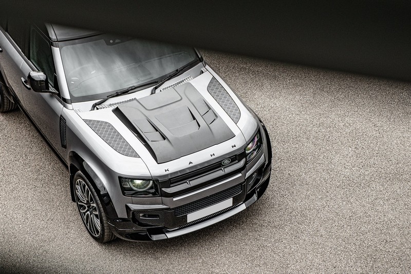 Project Kahn Exposed Carbon Bonnet Vent (Matte) for 2020+ Defender 90/110/130 - Image 3