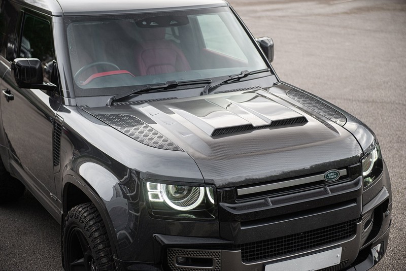 Project Kahn Exposed Carbon Vented Bonnet for 2020+ Defender 90/110/130 - Image 14
