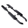 URBAN Black Shadow Side Steps (Chequer Plate) for 2020+ Defender 110/130
