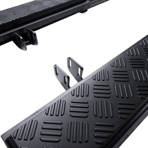URBAN Black Shadow Side Steps (Chequer Plate) for 2020+ Defender 110/130 - Image 4