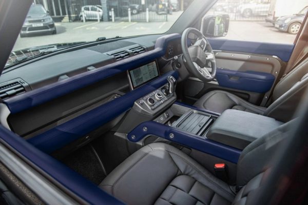 Project Kahan Environment 1: Upper, Middle & Lower Interior - Volcanic Blue for 2020+ Defender 110