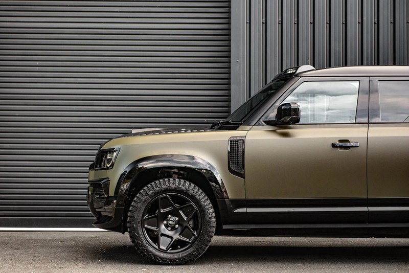 Project Kahn Mondial Retro RS-Forged Light Alloy Wheels - 9x20" Satin Black for 2020+ Defender 90/110/130 - Image 5