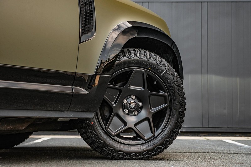 Project Kahn Mondial Retro RS-Forged Light Alloy Wheels - 9x20" Satin Black for 2020+ Defender 90/110/130 - Image 2