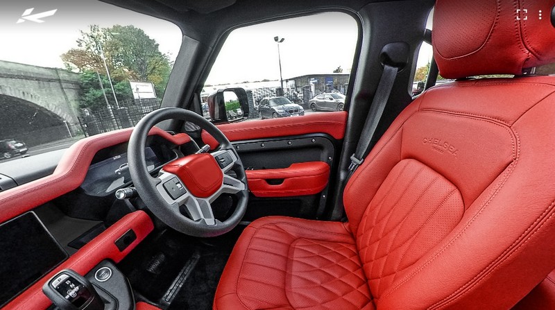 Project Kahn 7 Seats Comfort Leather Interior 360° Tour - Volcanic Red for 2020+ Defender 110 - Image 2