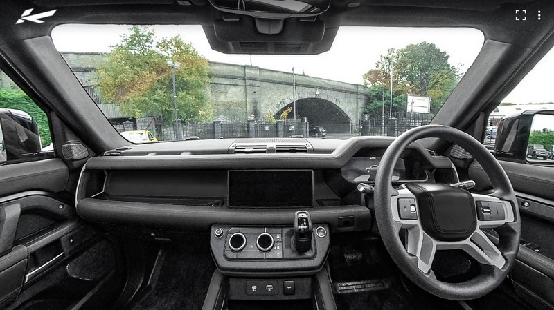 Project Kahn 7 Seats Comfort Leather Interior 360° - Volcanic Black Tour for 2020+ Defender 110 - Image 3