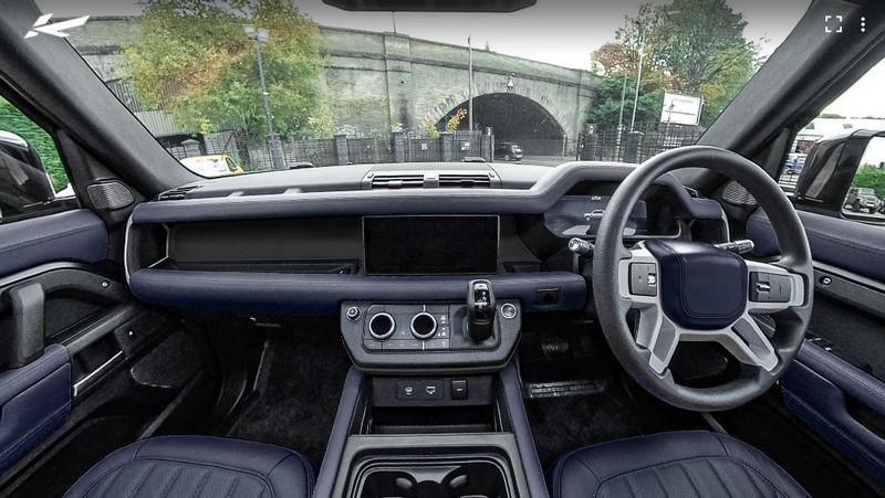 Project Kahn 7 Seats Comfort Leather Interior 360° - Volcanic Blue Tour for 2020+ Defender 110 - Image 3