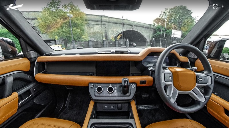Project Kahn 7 Seats Comfort Leather Interior 360° - Volcanic Yellow Tour for 2020+ Defender 110 - Image 3