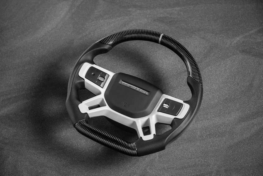 Project Kahn Carbon Steering Wheel for 2020+ Defender 90/110/130 - Image 11