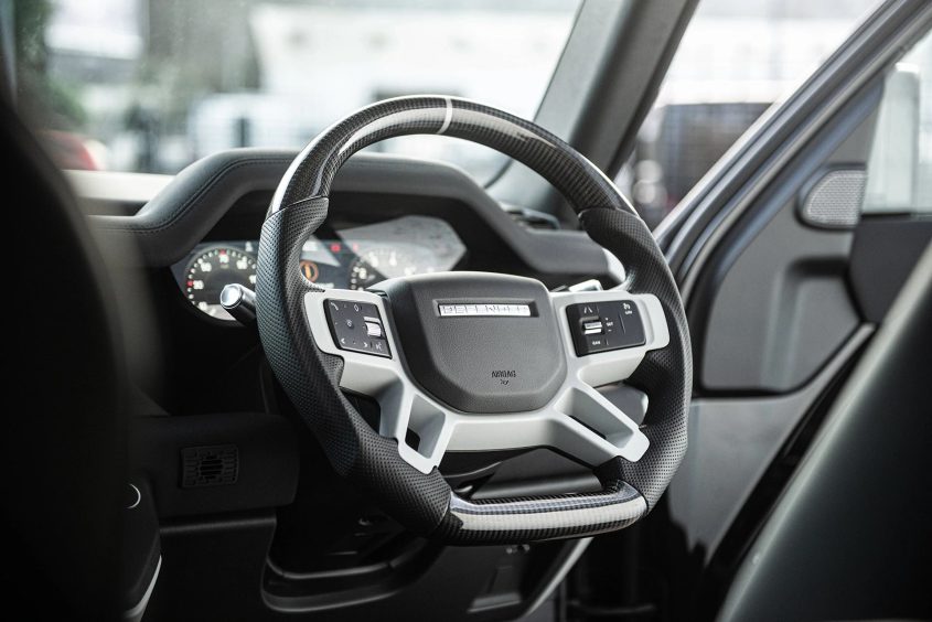 Project Kahn Carbon Steering Wheel for 2020+ Defender 90/110/130 - Image 4
