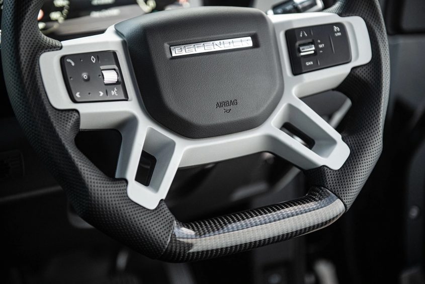 Project Kahn Carbon Steering Wheel for 2020+ Defender 90/110/130 - Image 2