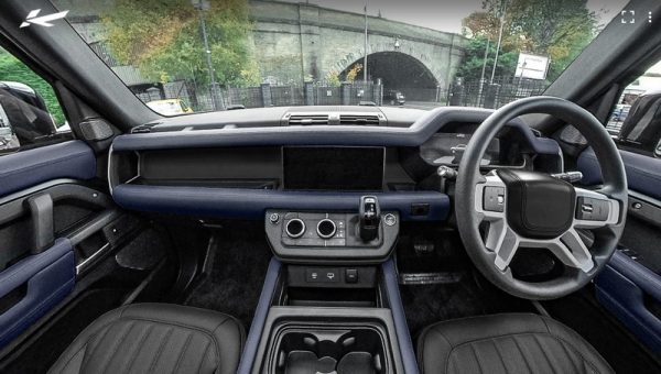 Project Kahn Environment 1: Upper, Middle & Lower Interior 360° Tour - Volcanic Blue for 2020+ Defender 110