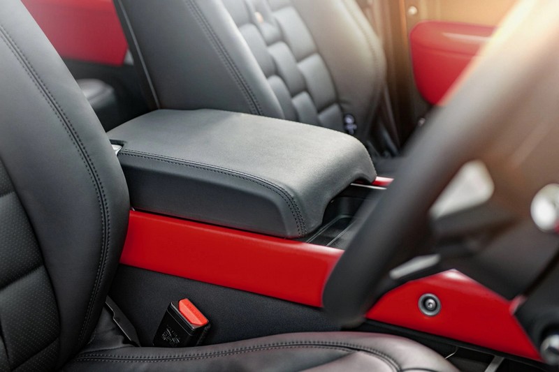 Project Kahn Environment 1: Upper, Middle & Lower Interior - Volcanic Red for 2020+ Defender 110 - Image 7