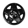 Project Kahn Mondial Retro RS-Forged Light Alloy Wheels - 9x20" Satin Black for 2020+ Defender 90/110/130