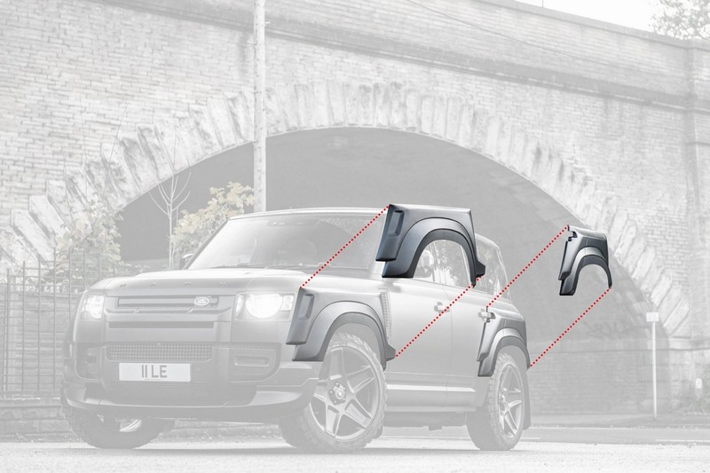 Project Kahn Wide Body Body Kit for 2020+ Defender 110 - Image 2