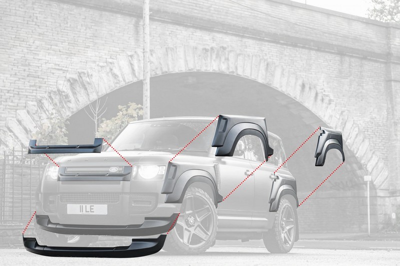 Project Kahn Wide Track Tailored Conversion for 2020+ Defender 110 - Image 3