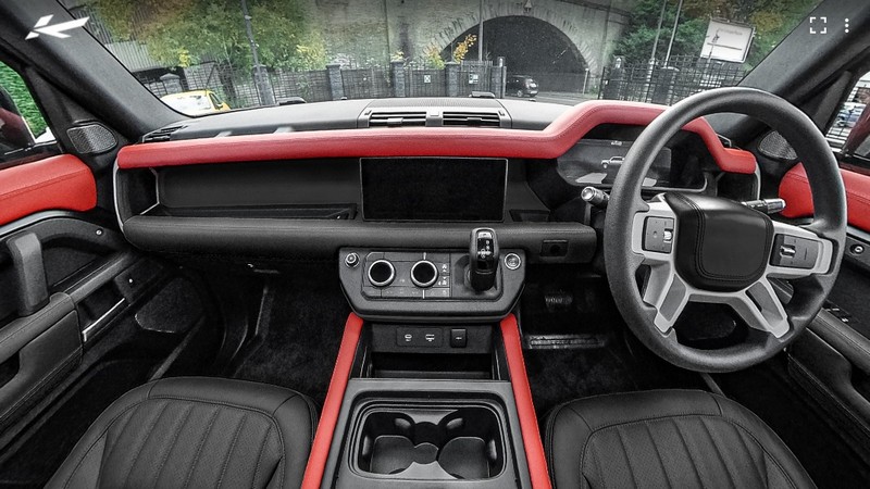 Project Kahn Environment 2: Upper & Lower Interior 360° Tour (Volcanic Red) for 2020+ Defender 110