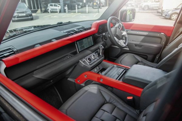 Project Kahn Environment 2: Upper & Lower Interior (Volcanic Red) for 2020+ Defender 110